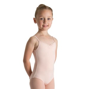 Trykoty Dziecięce Bloch Teresa Pinch Front And Back Głęboka Różowe | PLXMI15346